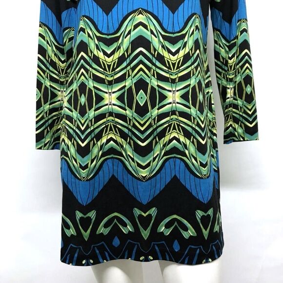 DVF TACITA Silk Jersey Dress MOD HEART Print 6 S - Picture 7 of 8